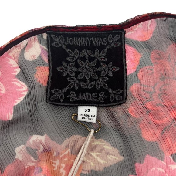 Johnny Was Moxi Tiered Midi Dress Size Extra Small - Picture 5 of 13